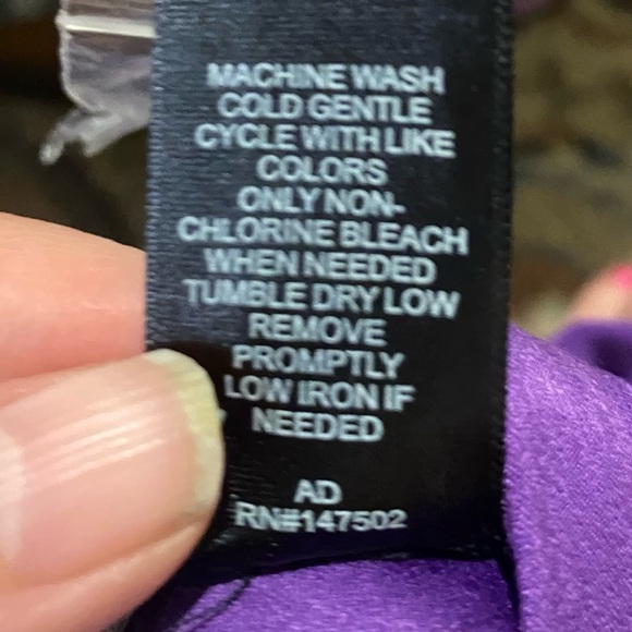 Ashley Stewart Purple Halter Maxi Dress Sz 14 - Picture 7 of 7